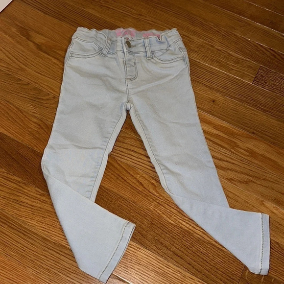 Girls Children’s Place Legging Jeans, Light Blue - Picture 1 of 5